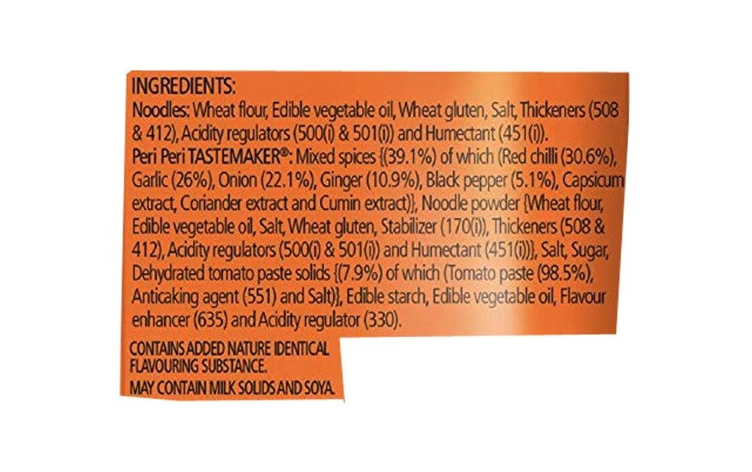 Maggi Hot Heads Peri Peri Noodles   Pack  71 grams